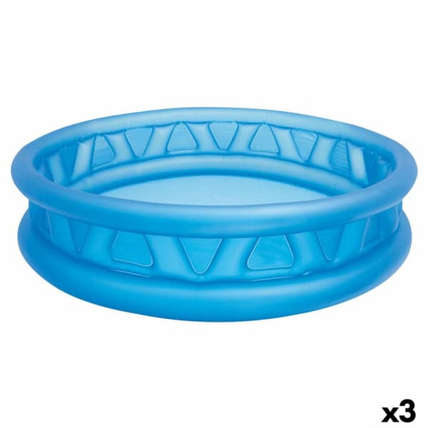Oppblåsbart plaskebasseng for barn Intex Blå Sirkulær 790 L 188 x 46 x 188 cm (3 enheter)