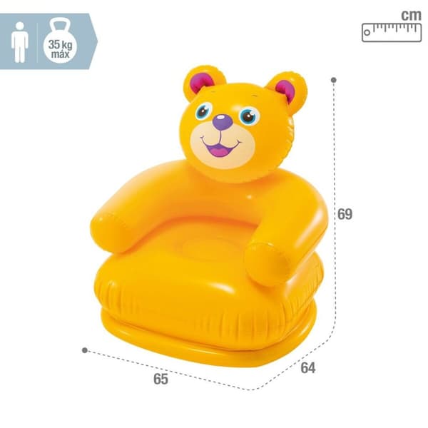 Täytettävä tuoli Intex HAPPY ANIMAL 66 x 79 x 64 cm