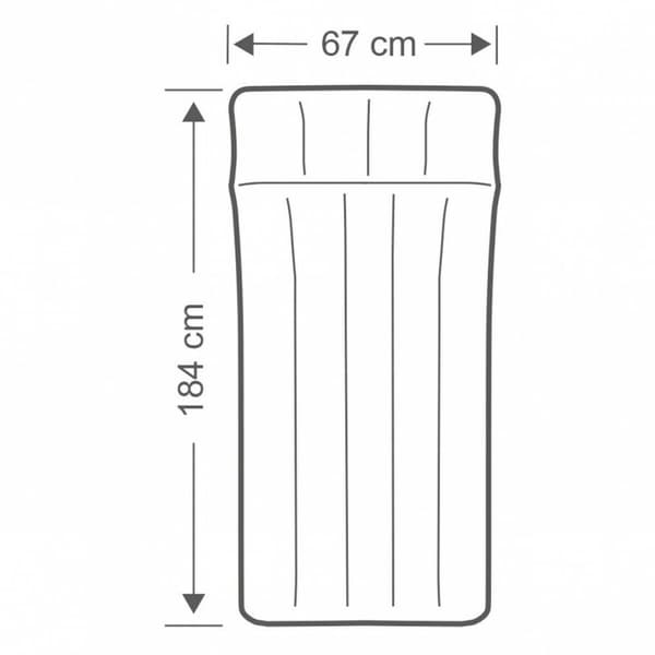 Luftmadras Intex 67 x 17 x 184 cm (6 enheder)