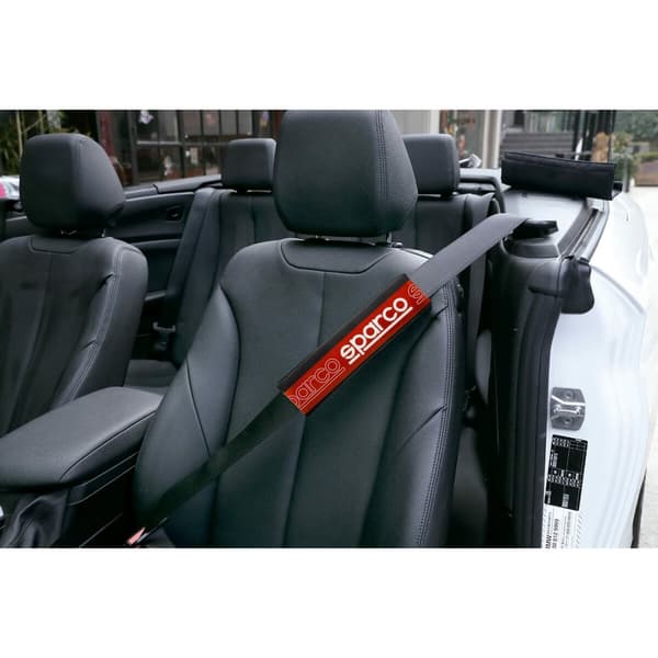 Turvavyön pehmusteet Sparco SPC1208RD Punainen (2 osaa)