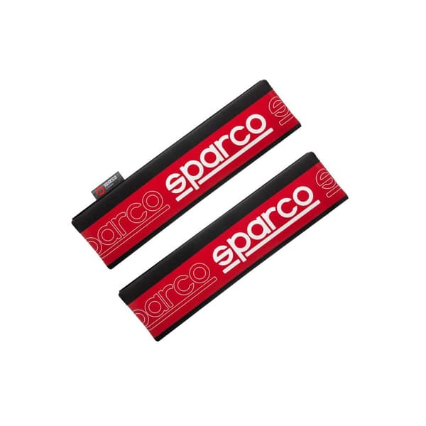 Turvavyön pehmusteet Sparco SPC1208RD Punainen (2 osaa)