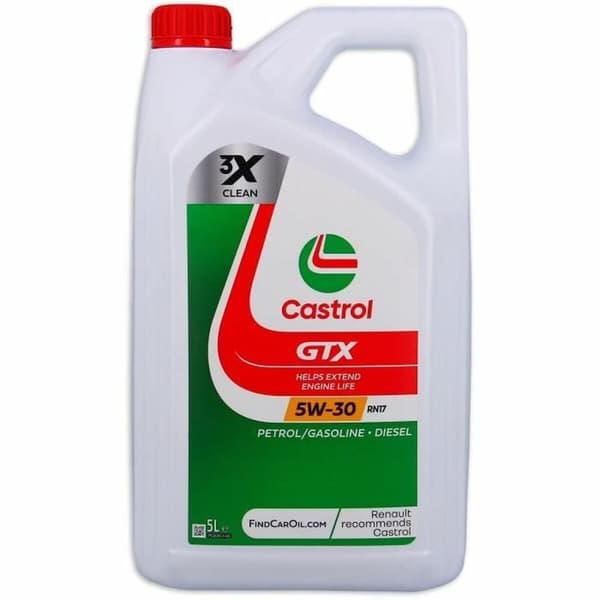 Moottoriöljy Castrol GTX Bensiini Diesel 5W30 5 L