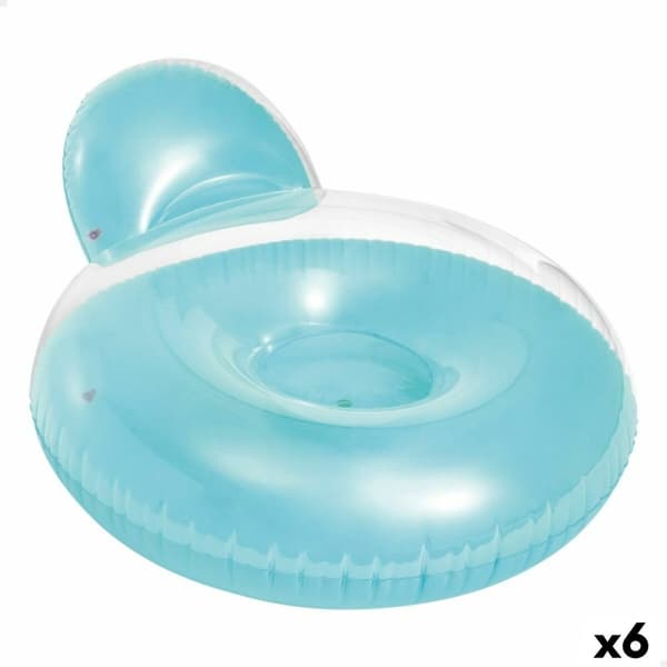 Oppblåsbar stol for barn Intex Sirkulær 137 x 122 cm