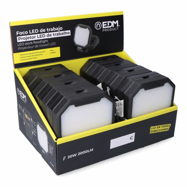 LED spotlight EDM 36107 20 W 1000 Lm 2000 Lm 500 lm 3 i 1