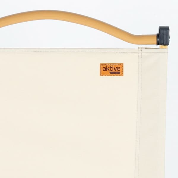 Sammenklappelig campingstol Aktive Sabana Jord 47 x 77 x 51 cm (2 enheder)