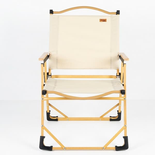 Sammenklappelig campingstol Aktive Sabana Jord 47 x 77 x 51 cm (2 enheder)