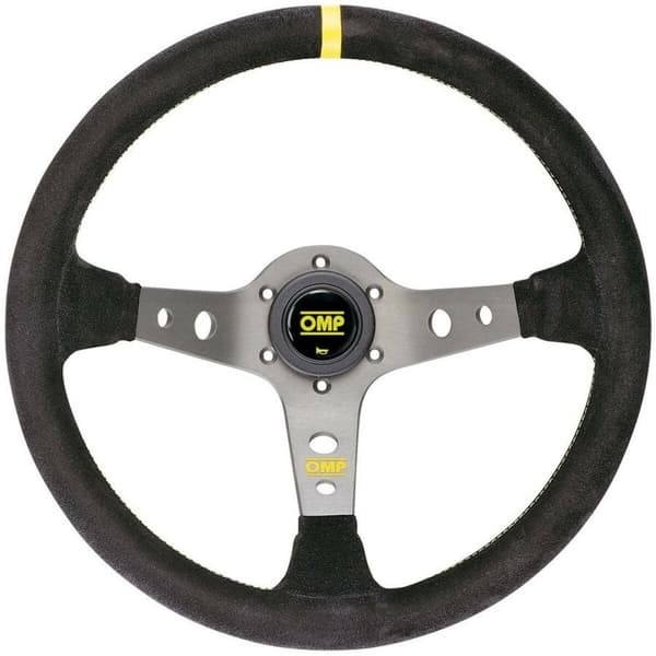 Racing-ratt OMP OMPOD/1954/TN Ø 35 cm Silvrig