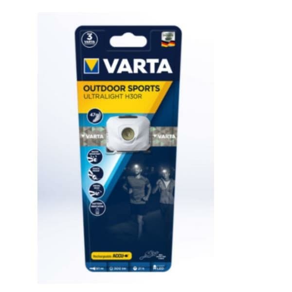 LED Pandelampe Varta ULTRALIGHT H30R (100 enheder) (1 enheder) Hvid