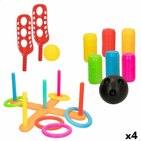 Strandleksaker set Colorbaby 40,5 x 7 x 40,5 cm (4 antal)