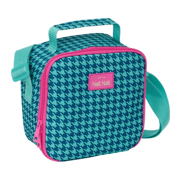 Termisk Lunsjboks Nait Nait Pata de gallo verde Grønn 20 x 20 x 15 cm