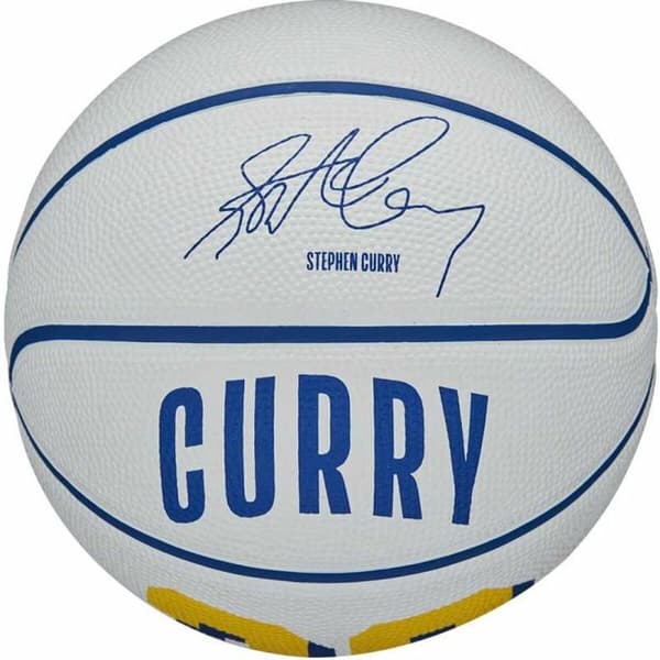 Ball til Basketball Wilson Player Icon Mini Curry Hvit (Størrelse 3)