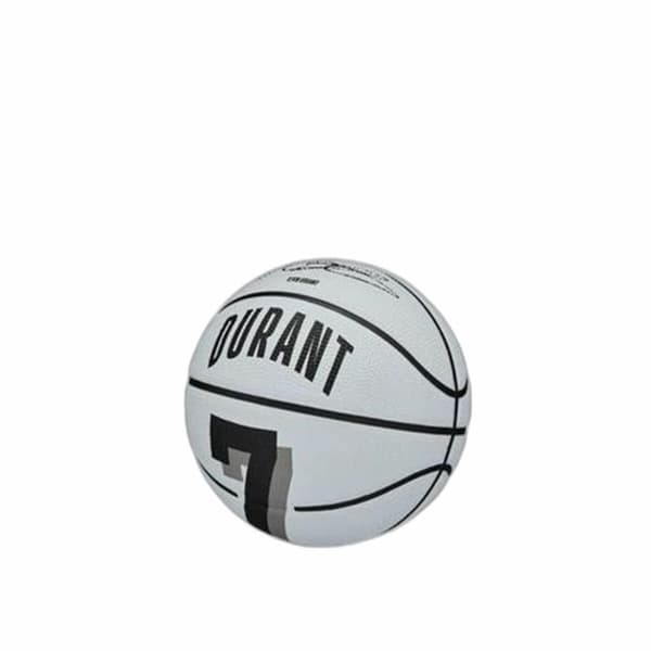Basketball Wilson Player Icon Mini Durant Hvid (Størrelse 3)