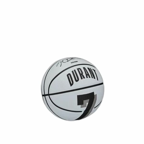 Basketball Wilson Player Icon Mini Durant Hvid (Størrelse 3)