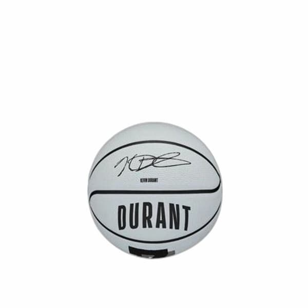 Basketball Wilson Player Icon Mini Durant Hvid (Størrelse 3)