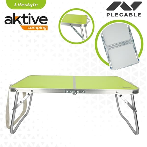 Sammenklappeligt bord Aktive Pistacie 60 x 25 x 40 cm (4 enheder)