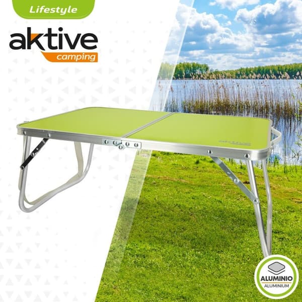 Sammenklappeligt bord Aktive Pistacie 60 x 25 x 40 cm (4 enheder)