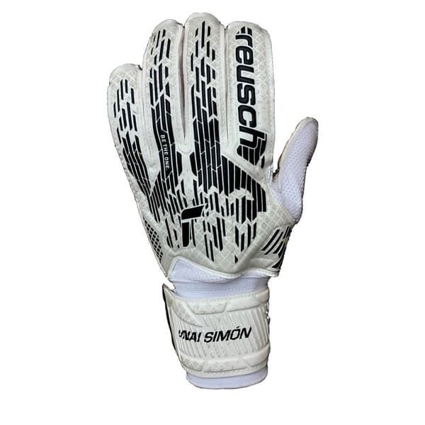 Maalivahdin hanskat Reusch ATTRAK SOLID JUNIOR 5462017 Valkoinen