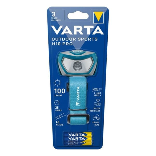 LED-otsavalo Varta Outdoor Sports H10 Pro 100 Lm