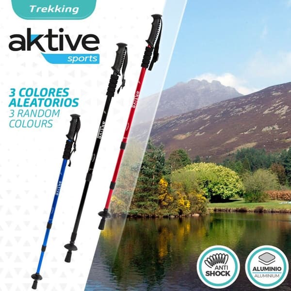 Vaellussauva Aktive Alumiini 135 cm (10 osaa)