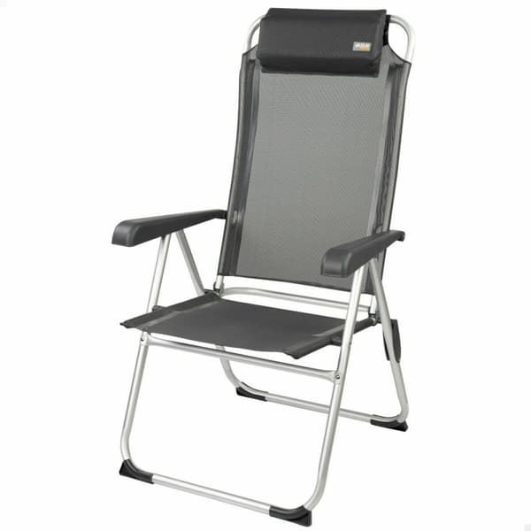 Sammenleggbar stol med nakkestøtte Aktive Svart 44 x 55 x 101 cm