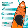 Miniatyrbillede 5 af 7: Oppustelige Paddle Surf Board med tilbehør Winvey SUP-O Orange