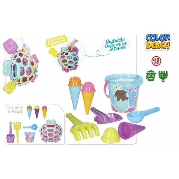 Strandlekesett Colorbaby 14 cm