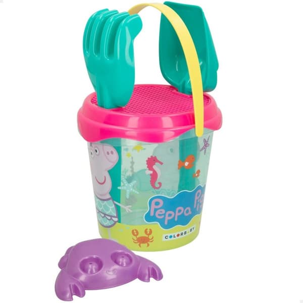Strandlekesett Peppa Pig Ø 18 cm (16 enheter)