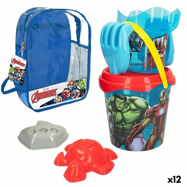 Rantalelusetti The Avengers Ø 18 cm polypropeeni (12 osaa)