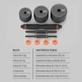 Pikkukuva 6 / 11: Käsipainot Xiaomi ORMANBAS35 35 kg Musta Monivärinen