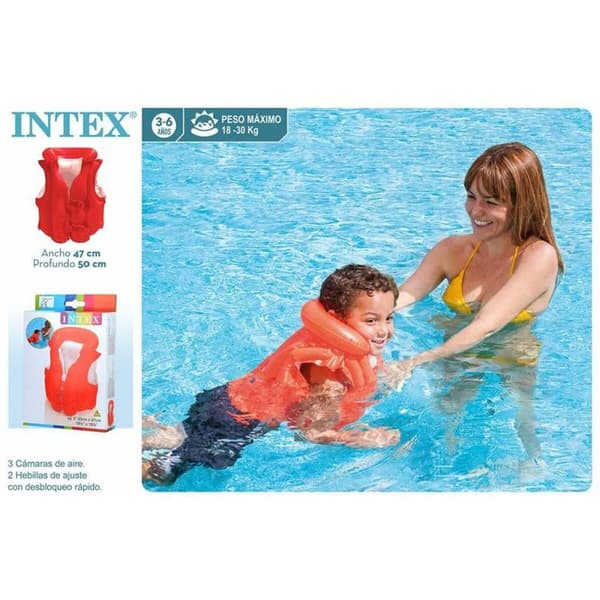Puhallettava uintiliivi Intex 50 x 47 cm