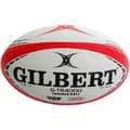 Pikkukuva 1 / 3: Rugbypallo Gilbert G-TR4000 Valkoinen 28 cm Punainen