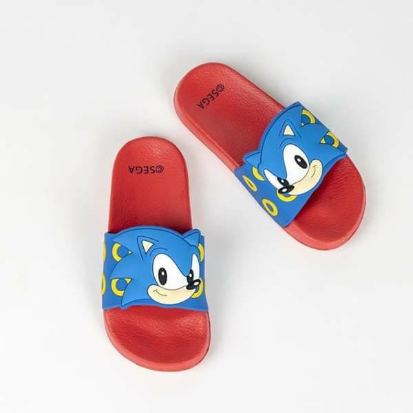 Strandtofflor för barn Sonic Blå Röd