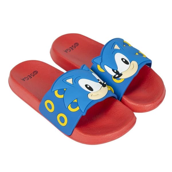 Strandtofflor för barn Sonic Blå Röd Multicolour 28-29