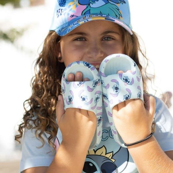 Klipklappere til børn Stitch Blå