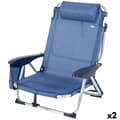 Miniatyrbillede 1 af 7: Strandkurv Aktive Foldbar Marineblå 51 x 76 x 45 cm (2 enheder)