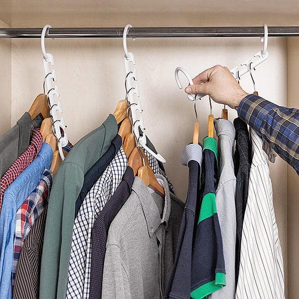 8-Pack - Hängare / Klädhängare - Organizer