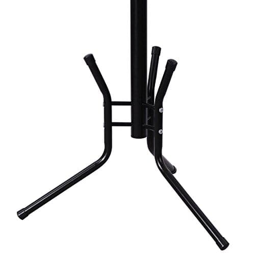 Songics Stilful Metal Coat Rack Stand Hunger 12 -koukut 176 cm Black