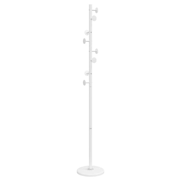 Klädhängare vit 176 cm pulverlackerat järn