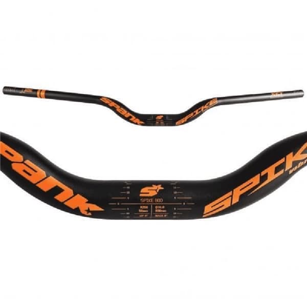 SPANK Styre Spank SPIKE 800 Vibrocore, stigning 50 mm svart/orange Vit