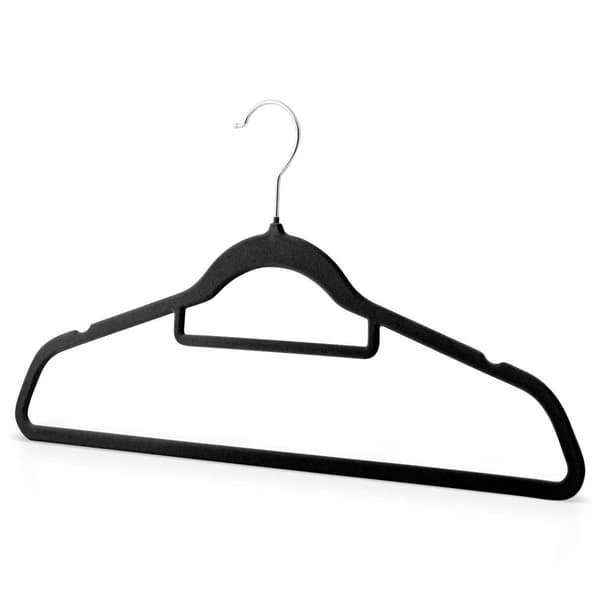 Velour klädhängare 20 st MS-859 Massido