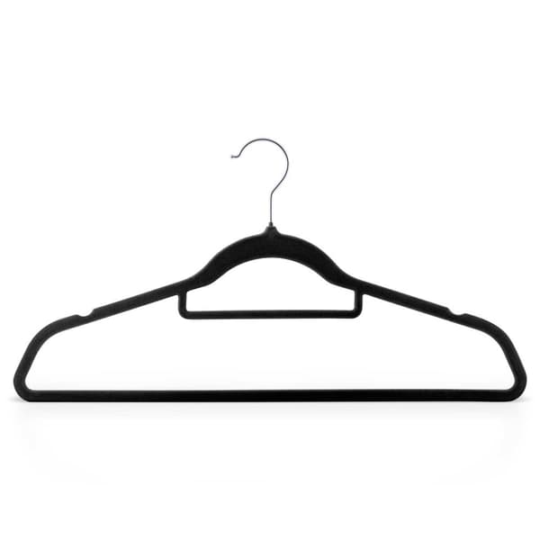 Velour klädhängare 20 st MS-859 Massido