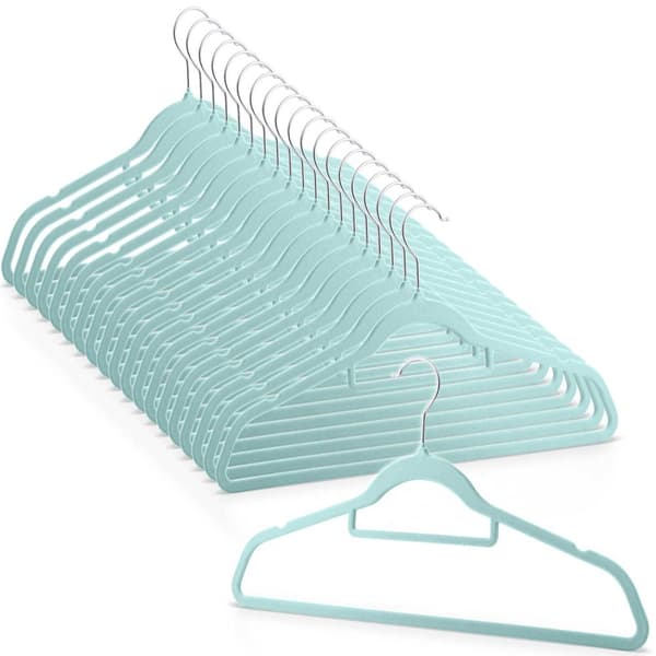 Tøjbøjler i velour 20 stk MS-859 Massido