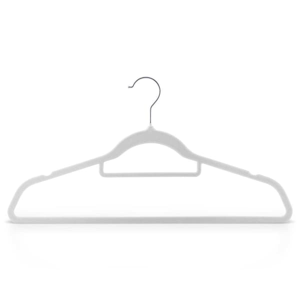 Tøjbøjler i velour 20 stk MS-859 Massido