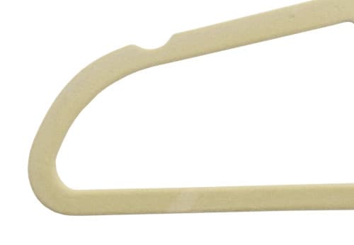 MAXI fløjlsbøjle, sæt med 100 stk., beige