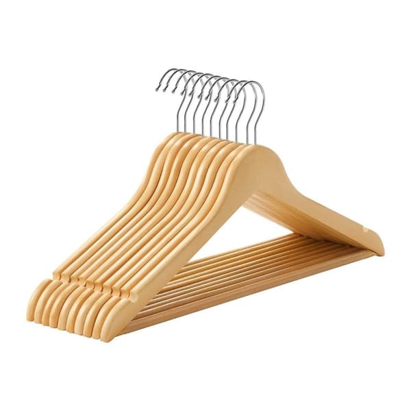 Lot de 10 Cintres en Bois