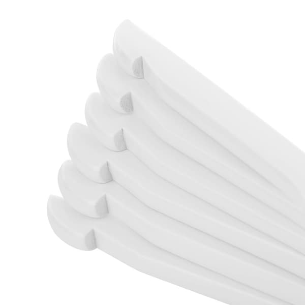 Kleerhangers - Solid Wood Pendants - Sæt på 20 - Med hak - Hvid