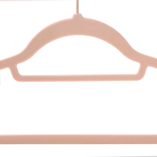 Kleerhangers - Velvet - Set av 30 - Anti -Slip - Rotable Hook - Pink
