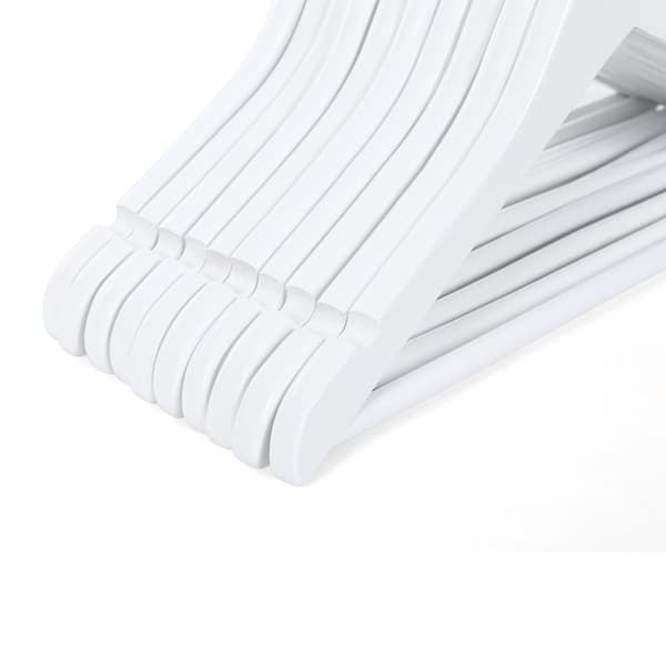 Tøjbøjler - til børn - massivt træ - anti -slip - sæt af 20