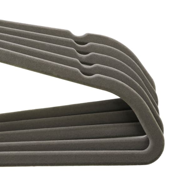 Tøjbøjler - fløjl - anti -slip - sæt af 20