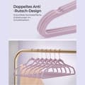 Miniatyrbild 3 av 7: Kleerhangers - Velvet - Set of 50 - Soft Purple